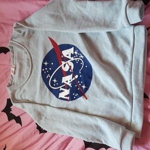 LAST CHANCE Grey NASA sweatshirt crewneck medium